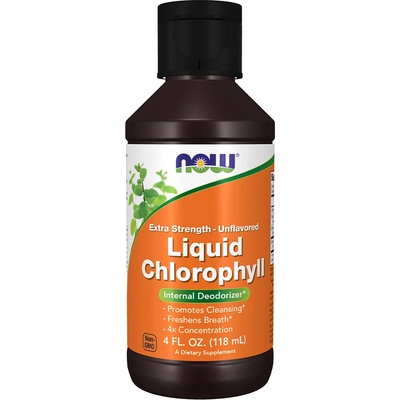Now Foods Liquid Chlorophyll & Mint tekutý chlorofyl 118 ml