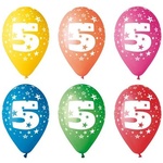  Балон, 26 см, многоброен, 5 11-print5 (11-print5)