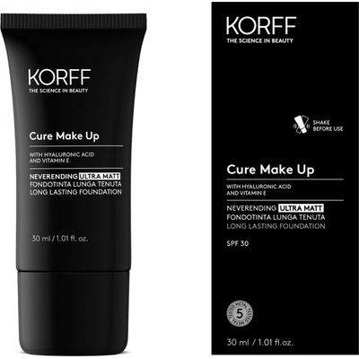 KORFF Cure Makeup Neverending Dlouhotrvající matující make-up SPF30 01 30 ml