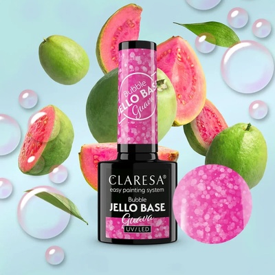 CLARESA Gél lak Bubble Jello Base Guava 5 g