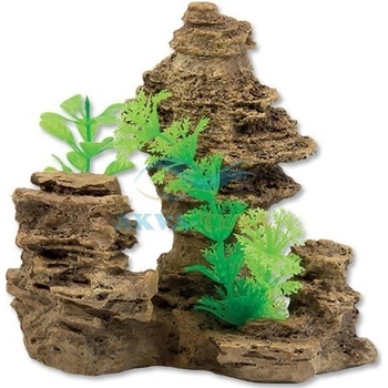 Aqua Excellent Skala s rastlinou 14x10,5x13 cm