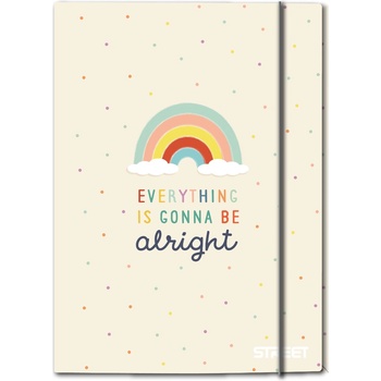 Image 1 of STREET Папка с ластик Street Rainbow A4, 1 cm (31155-А-RAINBOW)