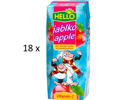Hello Mini jablko 18 x 250 ml
