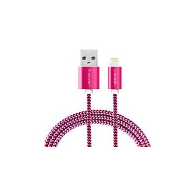 GoGEN LIGHTN100MM25 USB / lightning, opletený, 1m, fialový