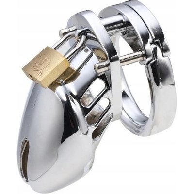 bdsm bondage shop Kovový pás cudnosti pro muže Škrtící kroužek 39 mm – Zboží Dáma