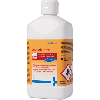 Septoderm barvená tekutá alkoholová dezinfekce pro OP 500 ml