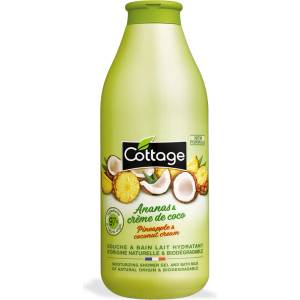 Cottage крем душ-гел , Ananas & creme de coco, 750мл