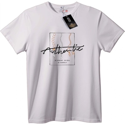 NOONEBRAND Тениска Вериги и Медальони - XL, White