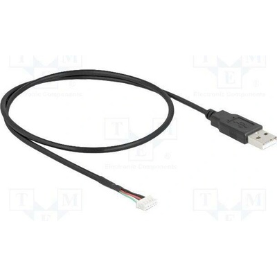 Delock 12109 USB 2.0 USB A vidlice,kolíkový konektor 5pin 0,6m