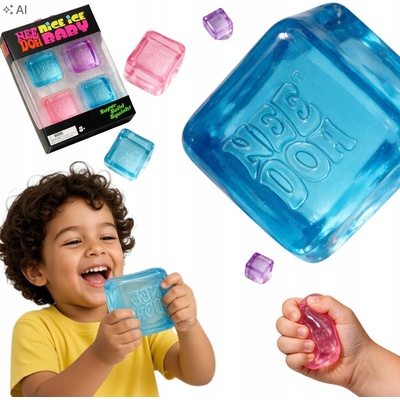 Schylling NeeDoh Mačkací kostky Mini Nice Ice Baby Teenie 4 ks – Sleviste.cz