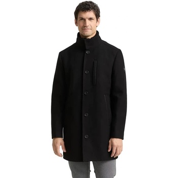 Tom Tailor Палто Tom tailor 1046983 Wool coat - Black (Black)