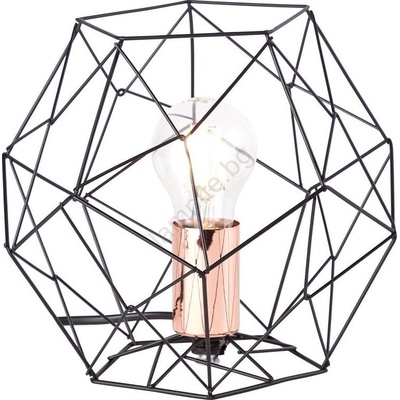 Brilliant - Настолна лампа SYNERGY 1xE27/60W/230V черен/меден (BI0025)