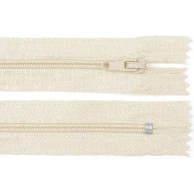 Pro Háčkování Spirálový zip pinlock No 3 délka 20 cm světle béžový