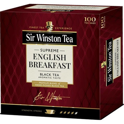 Sir Winston Tea English Breakfast 100 čajových sáčků