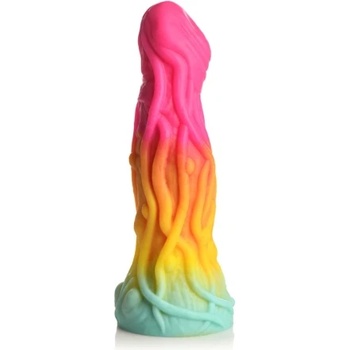 XR Brands Силиконово дилдо с релеф Creature Cocks Shape Shifter