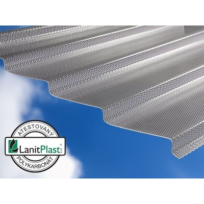 Marlon CSE Diamond Z-Top Vlnitá polykarbonátová deska 0,954 m x 3 m 2,8 mm čirá 1 ks