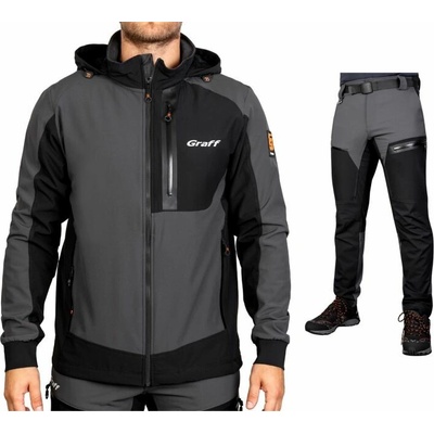 Graff softshelová sada Softshell Set 561-S-2/761-S-2 Grey