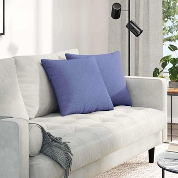 vidaXL Диван възглавници 2 pcs Синьо 45 x 45 cm текстил (42013925)