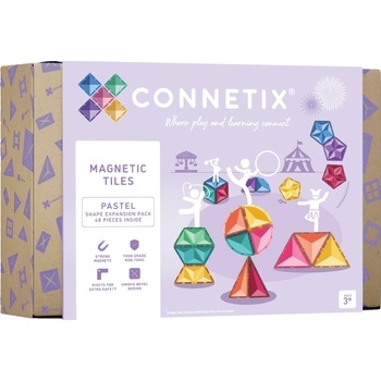 Connetix Tiles Rozšíření PASTEL 48 ks