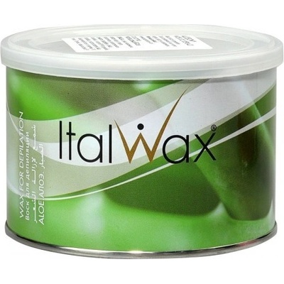 ItalWax Vosk depilační v plechovce Aloe vera 400 ml