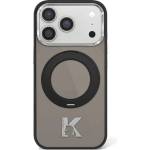 KARL LAGERFELD Калъф Karl Lagerfeld HC IML Ring Stand MagSafe Kameo Metal (KLHMP18X6HRSMKMK) - iPhone 18 Pro Max / iPhone 17 Pro Max - Черен