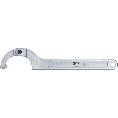 BGS technic Kloubový hákový klíč s čepem 50 - 80 mm BGS 74229