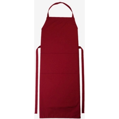 Cg Workwear Verona Dlouhá pracovní zástěra s laclem 00130-01 Cherry