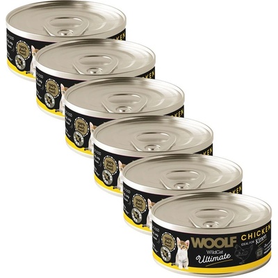 WOOLF WildCat Ultimate Kitten Chicken Pate 6 x 85 г