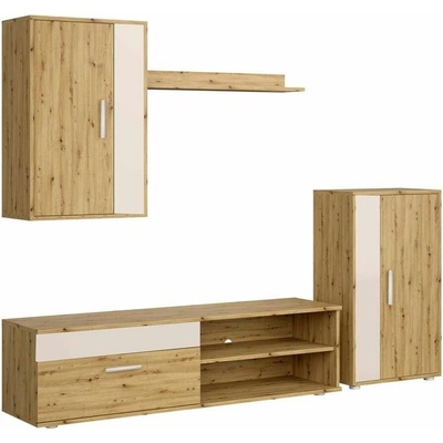 Halmar Obývací stěna Spano, dub artisan krémová