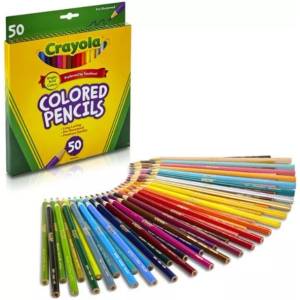 Crayola Крайола: Комплект от 50 цветни молива (68-4050)