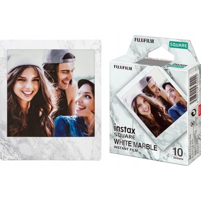 Fujifilm Instax Square Whitemarble 10 ks