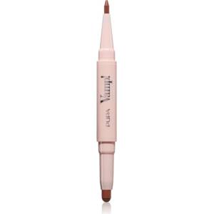 PUPA Vamp! Creamy Duo червило и молив за контур за устни 2 в 1 цвят 003 Fair Warm Nude 0.8 гр