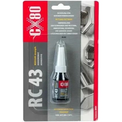 CX80 RC43 Threadlocker Medium Strength - Lepidlo na závity středně pevné 10 ml