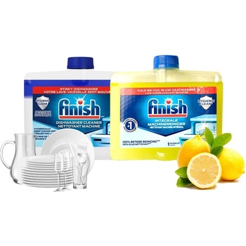 Finish Препарат за почистване на съдомиялна 250мл - Lemon (2249)