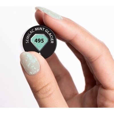 Semilac - gél lak 495 Mint Glacier 7ml Zelená