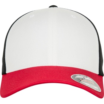 Urban Classics Шапка с козирка 3 Tone Flexfit red/white/blackUB-6277TT-01183 - Цветен, размер S/M