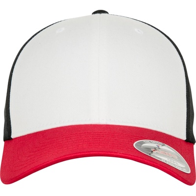 Urban Classics Шапка с козирка 3 Tone Flexfit red/white/blackUB-6277TT-01183 - Цветен, размер S/M