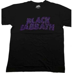 Black Sabbath Wavy Logo Embellished Black L Риза (BSTS61MB03)