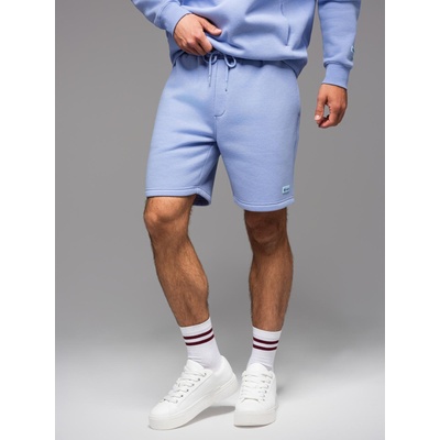 Ombre Clothing Унисекс спортни шорти с ребрист пояс - лавандула V9 OU-SRBC-0101 Ombre Clothing Ombre Clothing | Lilav | МЪЖЕ | XS/S