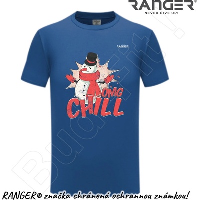 Ranger tričko OMG Chill modrá