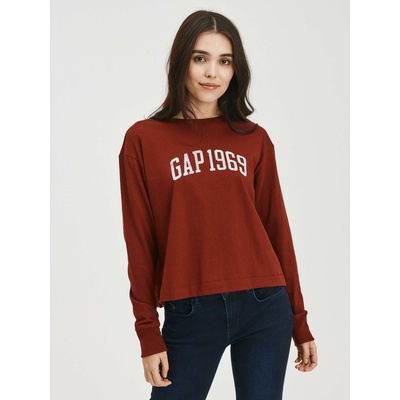 GAP Crop тениска с логото Gap 1969 GAP GAP | Cherven | ЖЕНИ | M