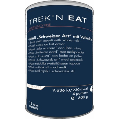 Trek'n eat Emergency Food Švýcarské müsli s mlékem 0,6 kg