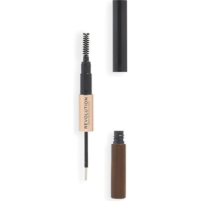 Makeup Revolution Colour Adapt Brow Tint farba na obočie Brown 2,5 ml
