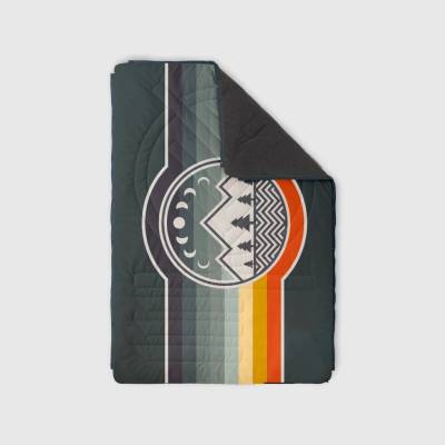 Voited Fleece Blanket Camp Vibes Greengabel