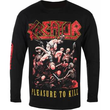 Plastic head мъжка тениска с дълъг ръкав kreator - pleasure to kill - ПЛАСТИКА ГЛАВА - ph10956ls