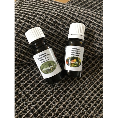 Saunaproject set esencií do sauny eukalyptus 10 ml a citrón 10 ml