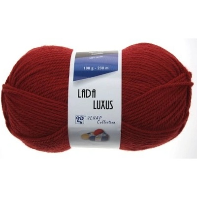 Vlnap příze Lada Luxus_52082 tmavě červená