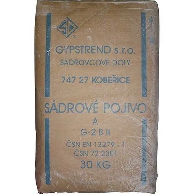 Gypstrend Stavební sádra 30kg šedá