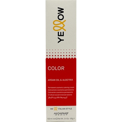 Yellow Color Permanent Cosmetic Coloring Cream 100 ml трайна боя 7.35 Medium Golden Mahogany Blonde