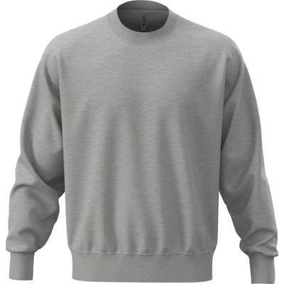 Next Level Apparel mikina N 9007, těžká oversize unisex COT08900761001 heather gre